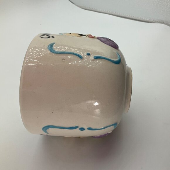 Vintage Ucagco Ceramics Made Japan Grandpa Coffee Mug Hand-Painted 1950's - Picture 3 of 9